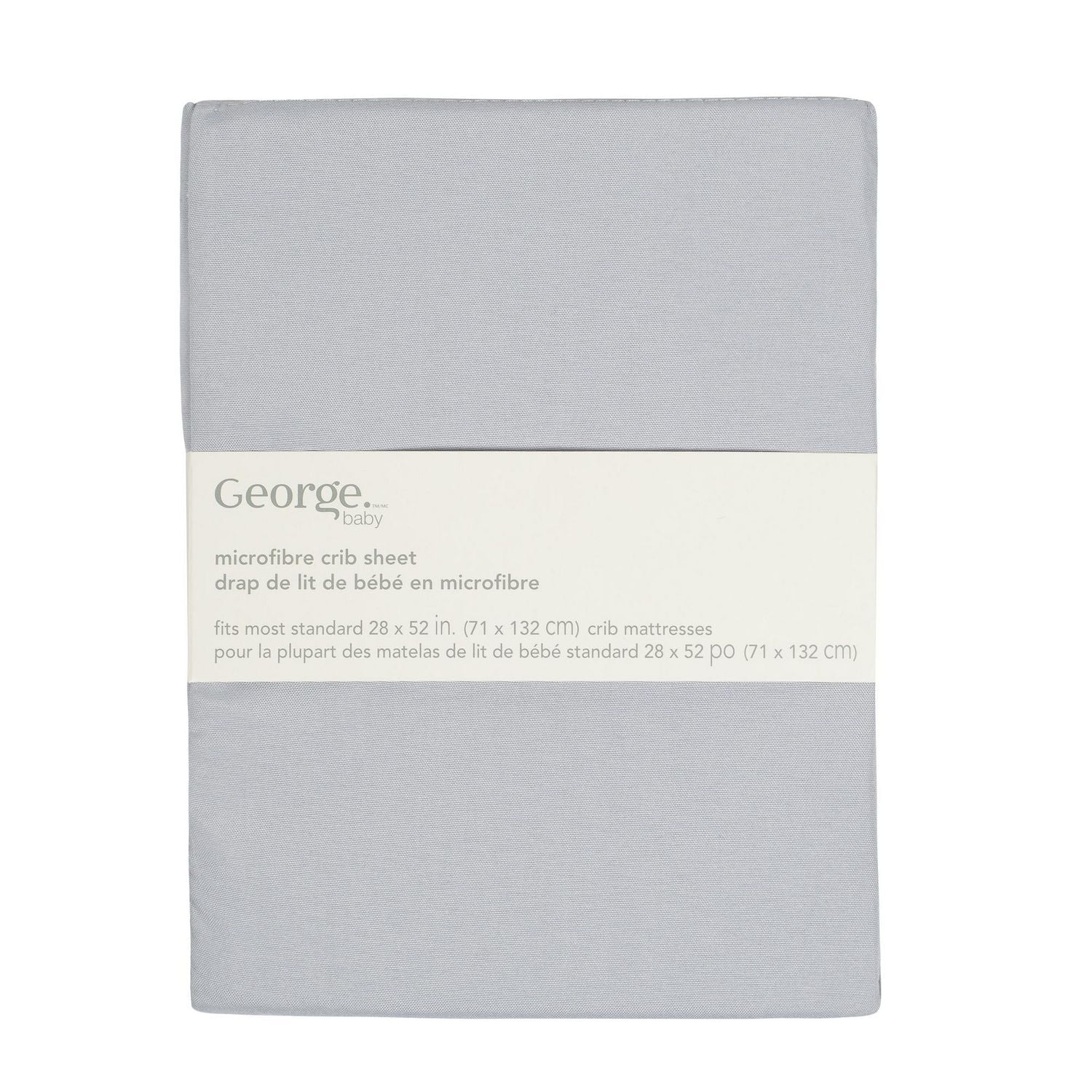 Drap de lit de bébé en microfibre George Baby