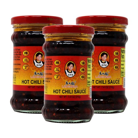 Lao Gan Ma Hot Chili Sauce Oil 7.41oz 3 Count = 3 (Best Coney Island Hot Dog Sauce)