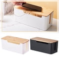 thumbnail image 2 of Plastic Cable Storage Box Power and Data Cable Storage Box Plug/Hub Box, 2 of 8