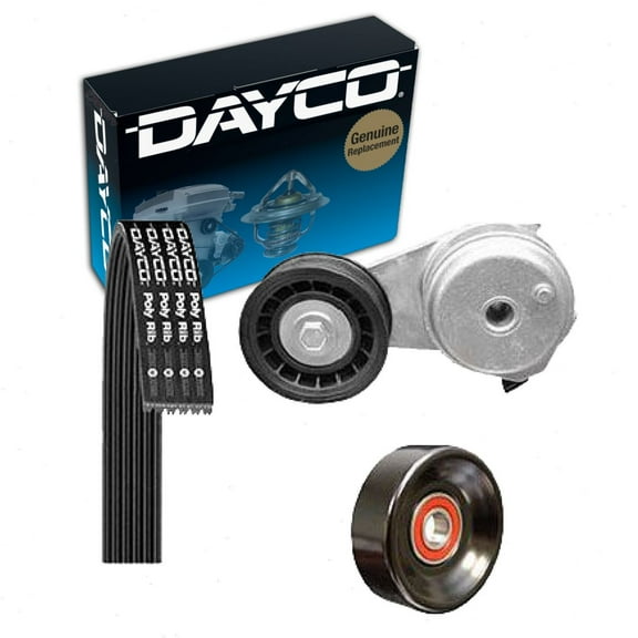 Dayco Main Drive Serpentine Belt Drive Component Kit compatible with Ford Ranger 4.0L V6 2001-2011