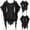 Black off shoulder gothic top a1, variant on Women Off Shoulder Gothic Tops Ruffle Lace Slim Fit Tee Shirts Casual Blouses Party Vacation Fashion Clothes, Purple L