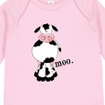 thumbnail image 4 of Inktastic Cow-moo. Boys or Girls Long Sleeve Baby Bodysuit, 4 of 5