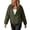 Olive Green, variant on Women's Hooded Jackets Lightweight Windproof Jacket with Pockets Outdoor Hiking Running Jackets for Women Olive Green XL