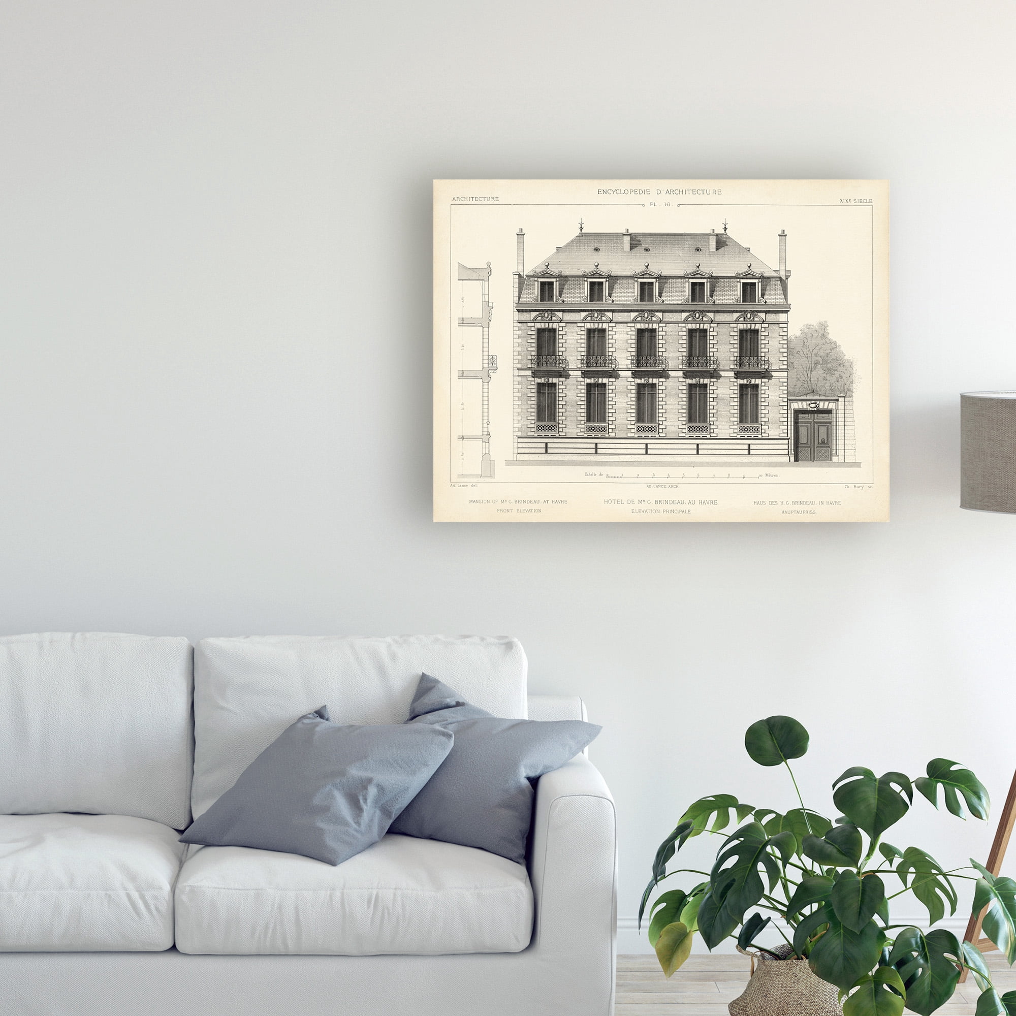 Trademark Fine Art 'French Facade II' Canvas Art by Vision Studio