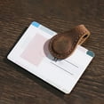 thumbnail image 6 of Visland Magnetic Bookmark Retro Genuine Leather Cover Durable Notebook Accessory Office School Decoration, 6 of 7