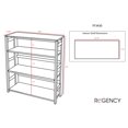 thumbnail image 5 of Flip Flop 3-Shelf Folding Bookcase, Multiple Finishes, 5 of 12