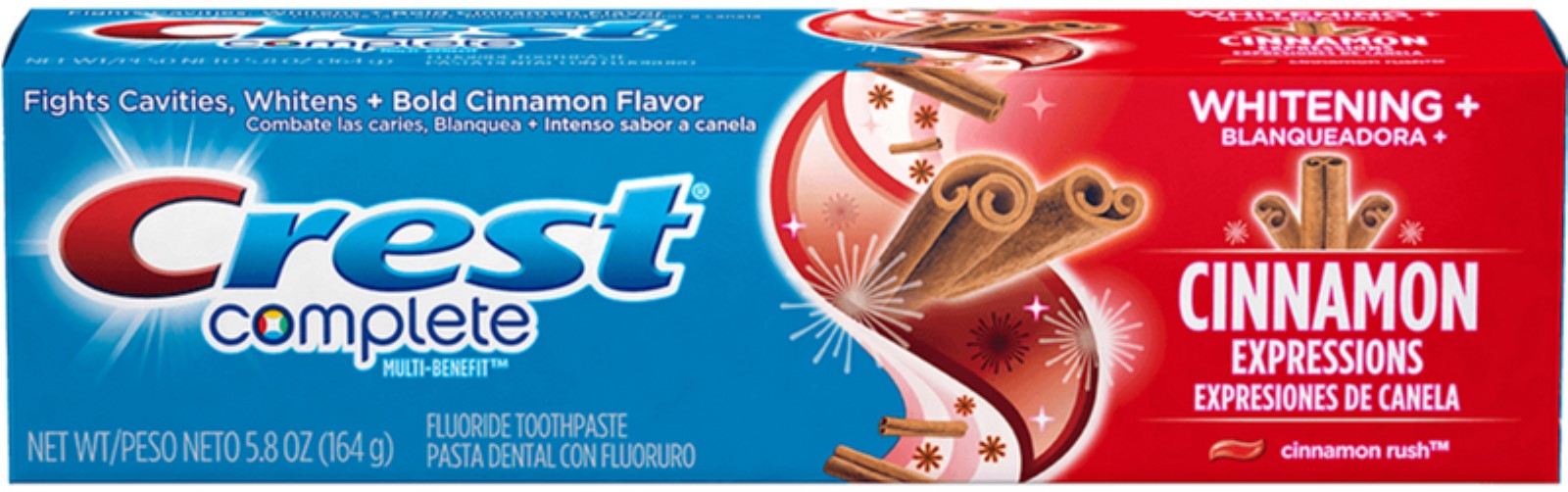 6 Pack Crest Complete Whitening+ Toothpaste Cinnamon 6 oz Walmart
