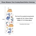 thumbnail image 5 of HELLHERO Dinosaurs Print Ironing Board Cover Polyester Iron Cover for Ironing Board, Scorch Resistant Ironing Board Cover Protector Decorative Covers for Ironing Board, 54" x 15" Inch, 5 of 5