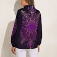 thumbnail image 2 of Personalized Tarot Fate Clairvoyance Long Sleeve Blouse Woman Streetwear Casual Shirts Summer Oversize Woman Streetwear Clothing Birthday Present, 2 of 7