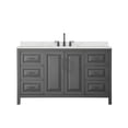 thumbnail image 5 of Wyndham Collection Wcv252560s-Qtz-Us3mxx Daria 60" Free Standing Single Basin Vanity Set -, 5 of 7