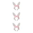 thumbnail image 4 of Maytalsory Comfortable Hairband For Girls Hair Accessories Collection Durable Bunny Ears Pink 3Set, 4 of 6