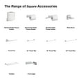 thumbnail image 4 of Kohler K-97502 Avid Wall Mounted Euro Toilet Paper Holder - Vibrant Brushed Moderne Brass, 4 of 4