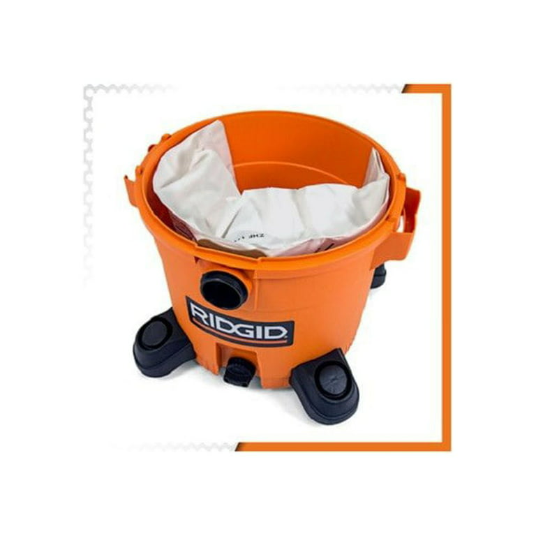 12 to 16 Gallon High Efficiency Dry Pick-Up Vacuum Dust Collection