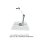 thumbnail image 2 of Soporte de tableta con cabeza esférica, soporte para teléfono, soporte universal portátil para teléfono y tableta Plata, 2 of 9
