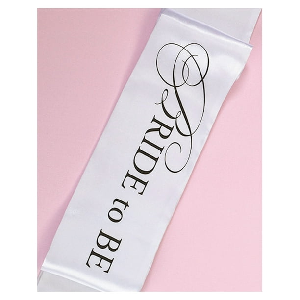 Bride to be clearance sash in store