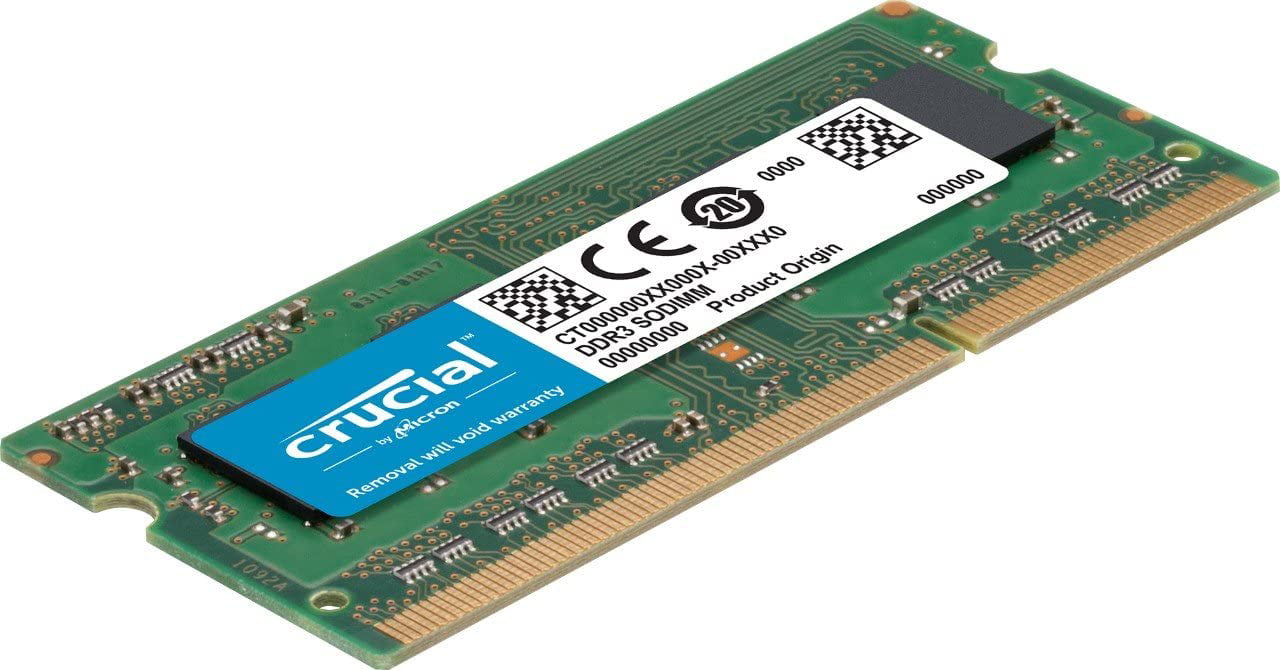 DDR3L, 1600 MT/s, PC3L-12800, SODIMM, 204-Pin Crucial CT204864BF160B Memoria RAM de 16 GB