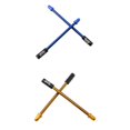 thumbnail image 1 of 4x Brake Noodle Noodle Caliper Codo Tubo interno Tubo reemplazable Azul + Dorado, 1 of 9