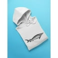 thumbnail image 3 of European Sturgeon Sketch Hoodie Men -Image by Shutterstock, Male Medium, 3 of 4