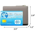 thumbnail image 7 of YooGuoGuo Small Wallet for Women RFID Blocking Genuine Leather Card Holder Minimalist Tri-Fold Purse with Zipper Coin Pocket, 7 of 7