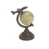 Bronze Globe With Metal Aircraft On Top