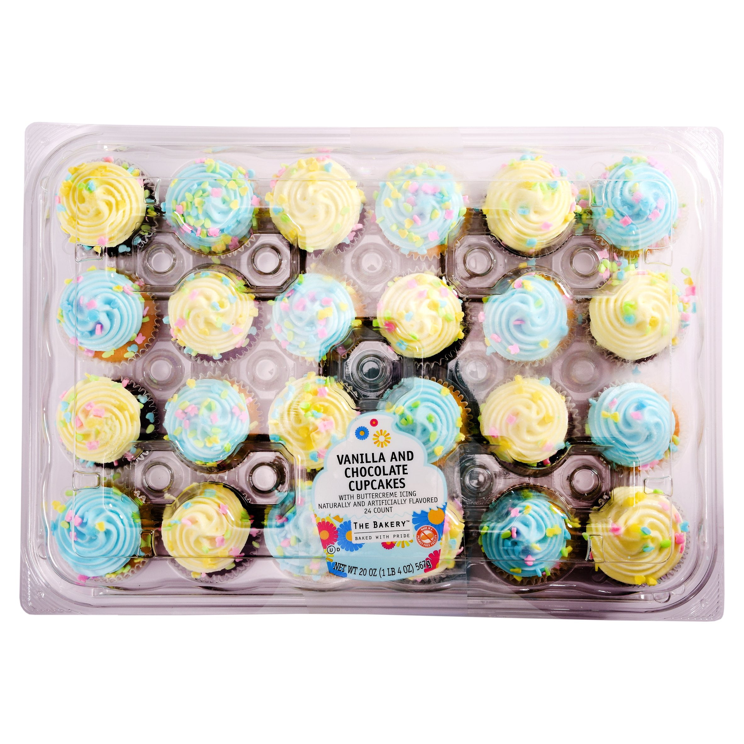 walmart chocolate cupcake with icing calories
