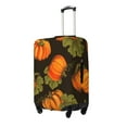 thumbnail image 2 of Daiia Orange Pumpkin Autumn Maple Falling Leaves Luggage Cover, Thickened Washable Travel Luggage Covers, Elastic Unique Baggage Covers for 18-20 inch Luggage-X-Large, 2 of 9