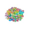 thumbnail image 2 of YingYouFu 150PC Luminous Garden Pebbles for Aquarium, Glow In Dark Polished Stones for Vase, Fluorescent Decorative Rocks for Fish Tank Pathway Terrarium, 2 of 8