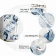 thumbnail image 5 of 60x72 Inch Shower Curtains for Bathroom Marble Fabric Bath Curtain Decor Blue Abstract Neutral Textured Modern Watercolor Waterproof Restroom Curtains Shower Set Accessories with 12 Hooks 60 Inch, 5 of 6