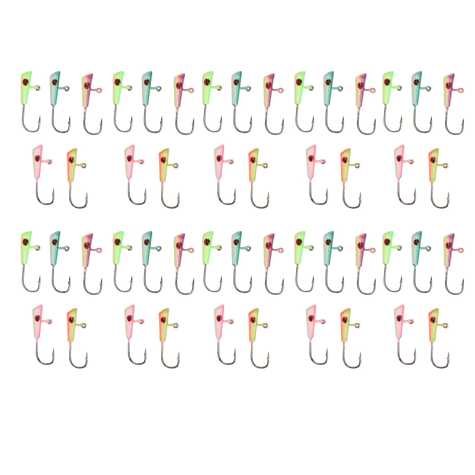 AGOOL Kit de 98 pièces de matériel de pêche en eau salée – Appâts de pêche, hameçons de pêche, plombs de pêche, perles pivotantes