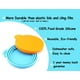 thumbnail image 4 of La comida para mascotas puede cubrir tapas de latas de silicona para comida para perros y gatos (tamaño universal, una para 3 latas de comida de tamaño estándar azul cielo + naranja BANYUO  Hogar, 4 of 7