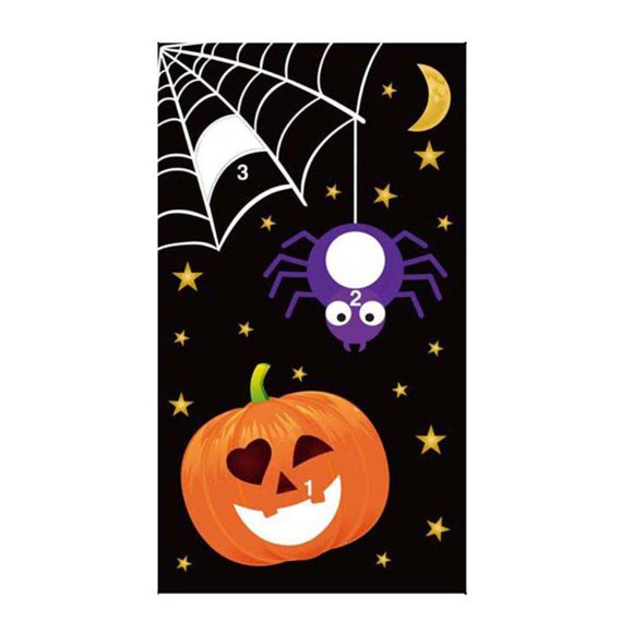 Techinal Halloween Citrouille Clown Fantôme Bannière Sac de Sable Jouer Jeu Mur Suspendu Drapeau Jouets