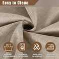 thumbnail image 5 of Faux Linen Tablecloth Rectangle 60 x 120 Inch - Rustic Fabric Table Cloth for 8 Foot Tables, Nature Faux Burlap Table Cover for Kitchen Dining, Party, Farmhouse, 5 of 6