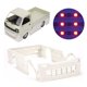 thumbnail image 3 of Kit de Cuerpo Ancho RC, Cubierta Circundante Grande de Cuerpo Ancho RC de PlásTiCO Con Kit de Luz LED para Camión WPL D12 RC, 3 of 7