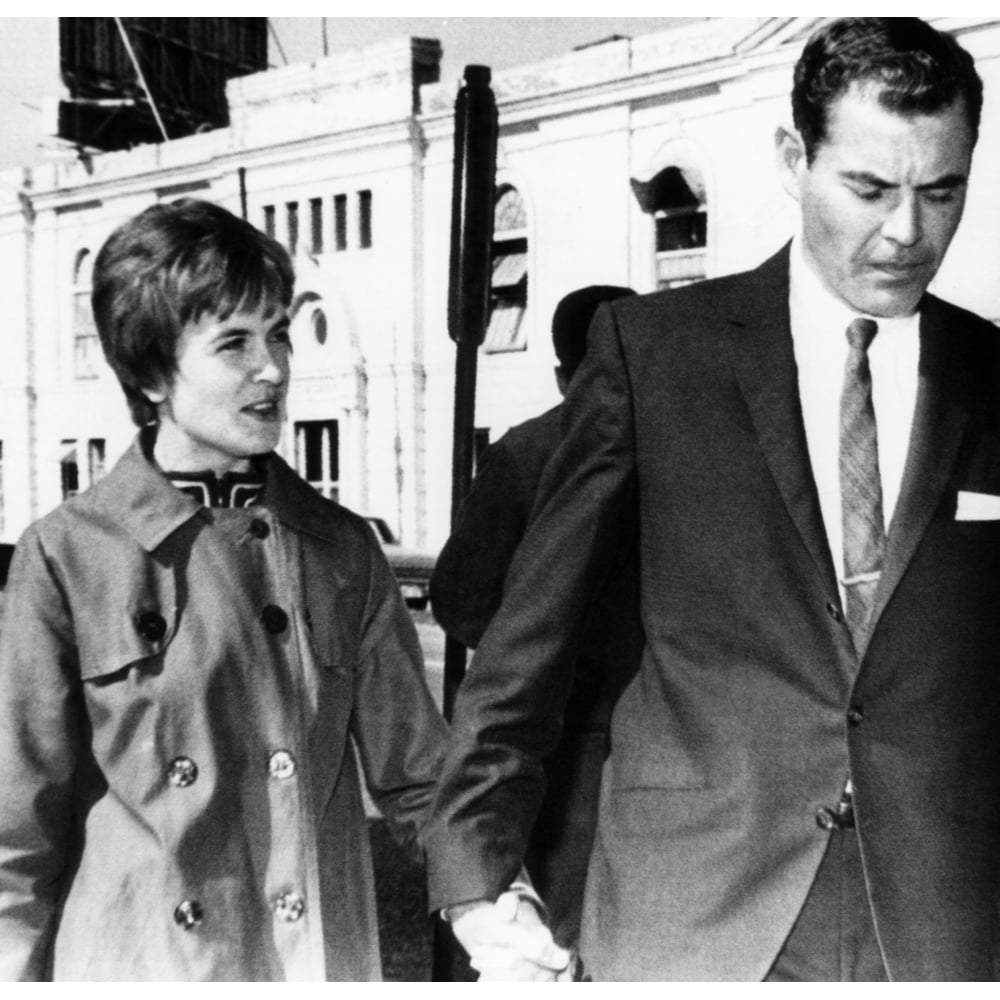 Marina Oswald Porter And Kenneth Porter On Their Way To A Grand Jury ...