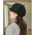 thumbnail image 4 of Vintage Berets for Women French Beret Hats for Women with Brim Newsboy Hat Beanies Painter Cap Tea Party Fall Winter, 4 of 7