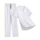 thumbnail image 2 of Conjunto de uniforme médico unisex con bolsillos, ropa de trabajo para enfermeras, ideal para salones de belleza y esteticistas. XXL, 2 of 9