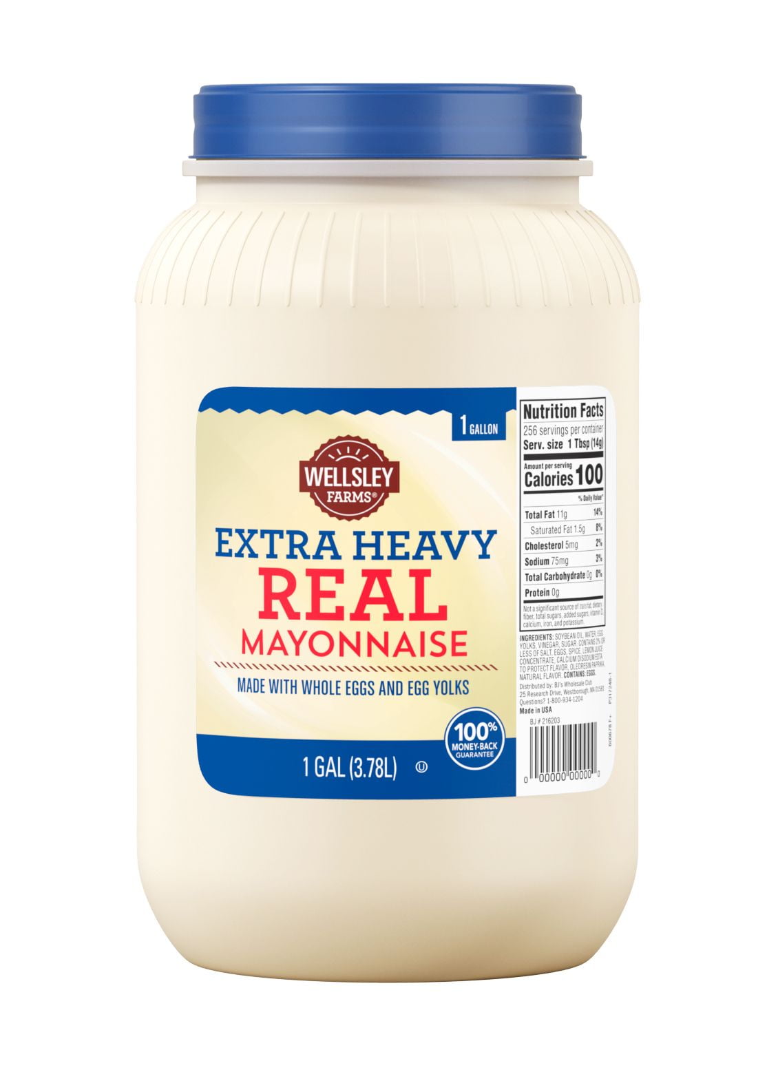 Wellsley Farms Extra Heavy Real Mayonnaise, 1 gal.