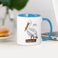 thumbnail image 4 of CafePress - White Pelican Mug - 11 oz Ceramic Mug - Novelty Coffee Tea Cup, 4 of 6