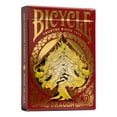 thumbnail image 1 of Juego de cartas para bicicleta, dragón rojo, lámina dorada, premium, 1 baraja, 1 of 6