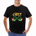 thumbnail image 3 of Chest And Nuts Couples Christmas T-Shirt Funny Christmas Shirt Tees Unisex Funny Pictogram SHort Sleeve, 3 of 5