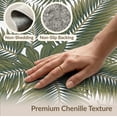thumbnail image 6 of ODIKA 8'x10' Washable Area Rug Durable, Non-Slip Botanical Tropical With Symmetrical Foliage Border Palm Leaf Refined Structured for Living Room, Under Sectional, Family, 6 of 7