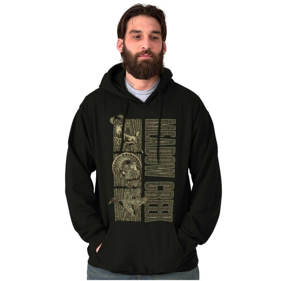 Meadow Creek Hunting Deer Turkey Duck Hoodie Sweatshirt Women Men Brisco Brands S