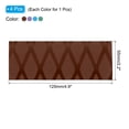 thumbnail image 2 of Uxcell Cutting Knife Handle Heat Shrink Sleeve 2.2"x4.9" Chef Cutter Non Slip Wrap, X Pattern Purple/Brown/Blue/Green, 4 Pack, 2 of 6