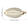thumbnail image 2 of jojofuny 4Pcs Barrettes for Girls Rhinestone Resin for Party Work Beach Everyday Use, 2 of 6