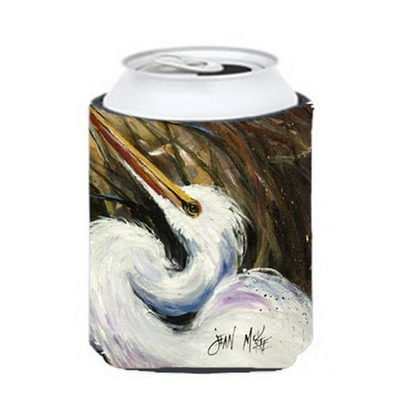 

White Egret Can & Bottle Hugger
