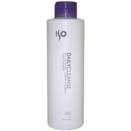 ISO Daily Cleanse Balancing Shampoo Defines Curls Softens & Shines Hair