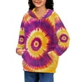 thumbnail image 2 of DISNIMO Tie-Dye Hoodie Girl Hoodies Medium Kids Hooded Sweatshirts Girls Hoodie Sweatshirt for Teens Hoodies Boys 11-13 Streetwear Hoodies Boys Cool Hoodie Girls Pullover Clothes Fall Casual, 2 of 7