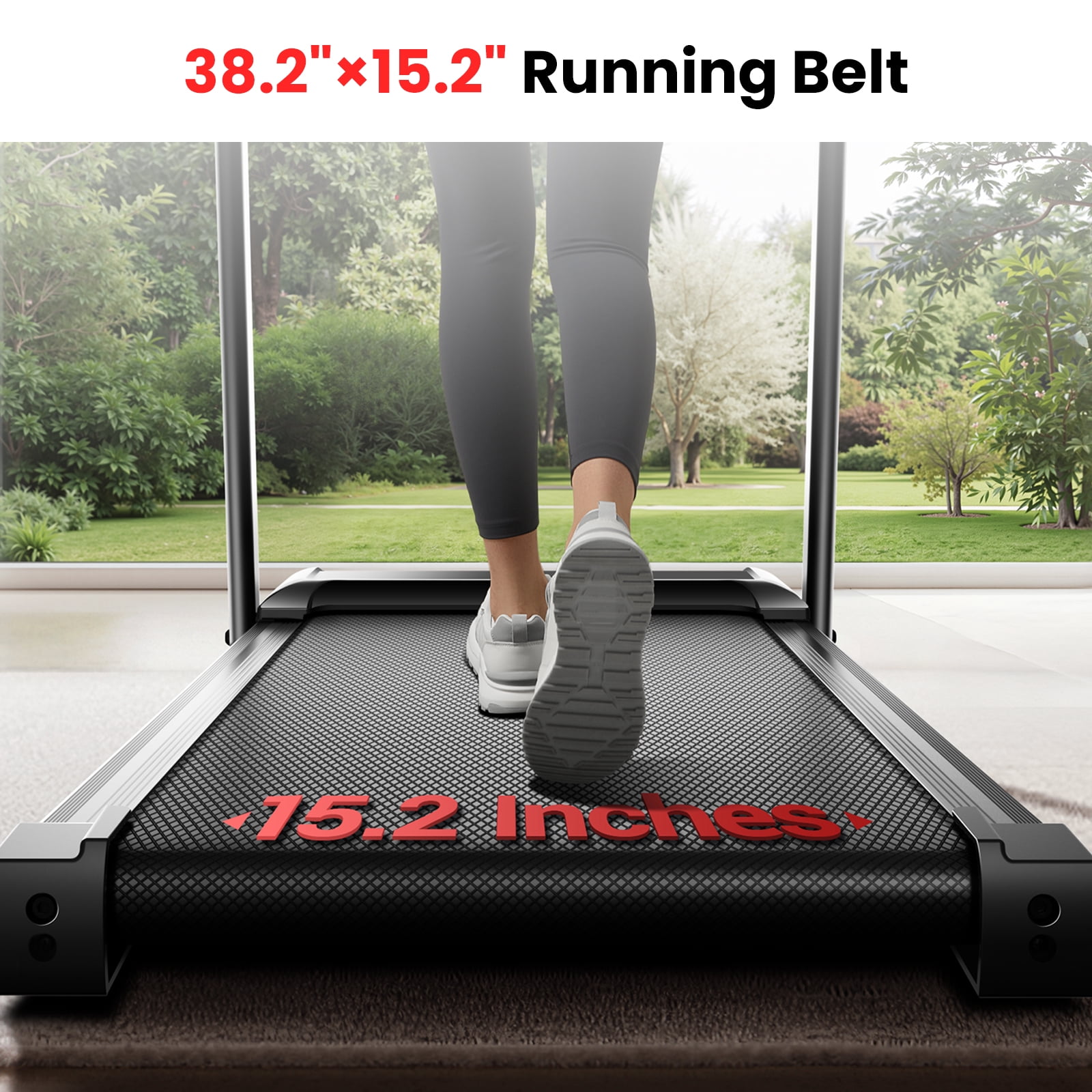 ROBORE Electric Foldable Treadmill SF10, 12% Incline, 7.5mph,3.0 HP Motor and LED Display