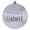 Silver, variant on Vickerman 4" Silver Shiny Lined Mercury Ball Ornament, 6 per bag.