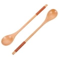 thumbnail image 1 of Shisuyan Wood Coffee Spoon Light Brown 2Pcs 7.9x1.2In, 1 of 9